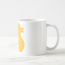 Pato de goma taza de café