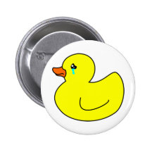 Pato de goma triste pins