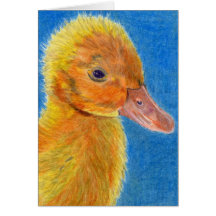 Pato del bebé tarjeton
