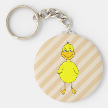 Pato del dibujo animado llavero