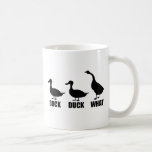 Pato del pato qué ganso tazas