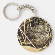 Pato hawaiano (gallina de Koloa) Llavero Personalizado