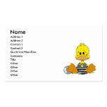 Pato travieso plantilla de tarjeta personal