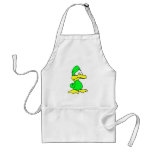 pato verde deprimido delantales