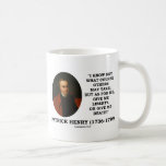 ¡Patrick Henry me da libertad o me da muerte! Tazas