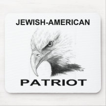 Patriota Judío-Americano Tapete De Raton