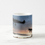 Patrulla 1940 del amanecer taza