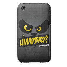 ¿Patrulla loca de la deriva - UMADBRO? (amarillo) iPhone 3 Case-Mate Cobertura