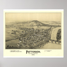 Patterson, el condado de Juniata, Pennsylvania Poster