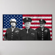 Patton, Eisenhower, y Doolittle Poster