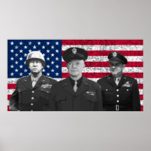 Patton, Eisenhower, y Doolittle Posters