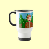 Paul Bunyan ilustró la taza tazas