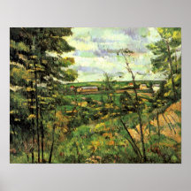 Paul Cezanne - el valle del Oise Posters