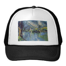 Paul Cézanne - lago annecy Gorras De Camionero