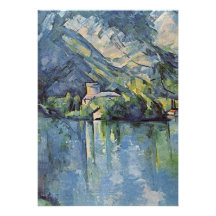 Paul Cézanne - lago annecy Invitacion Personal