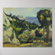 Paul Cézanne - L'Estaque Poster