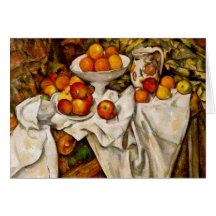 Paul Cézanne - manzanas y naranjas Felicitacion