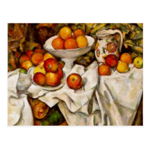 Paul Cézanne - manzanas y naranjas Tarjeta Postal