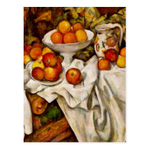 Paul Cézanne - manzanas y naranjas Tarjeta Postal