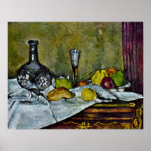 Paul Cezanne - postre Poster