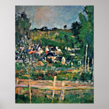 Paul Cezanne - vista del Auvers-sur-Oise la cerca Impresiones