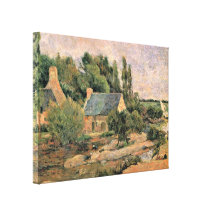 Paul Gauguin - lavanderas en Pont-Aven Impresión En Lona Estirada