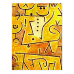Paul Klee - chaleco rojo Postales