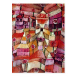 Paul Klee - rosaleda Tarjeta Postal