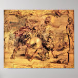 Paul Rubens - Aquiles derrota a Hector Posters