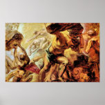 Paul Rubens - derrocamiento de los titanes Posters