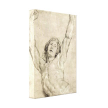 Paul Rubens - figura estudio de Cristo Impresión En Lona
