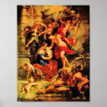 Paul Rubens - nacimiento de Maria de Medici Posters