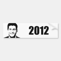 Paul Ryan 2012 Pegatina De Parachoque