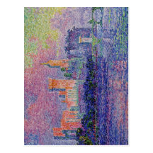 Paul Signac: El Palace papal, Aviñón, Paul 1900 Tarjeta Postal
