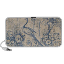 Pavo real antiguo Toile iPhone Altavoz