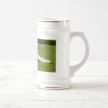 Pavo real blanco taza de café