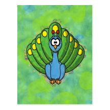 PAVO REAL MAREADO POSTALES