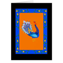 Pavo real tarjetas