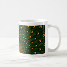 Pavo real tazas