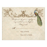 Pavo real y aguafuertes del vintage que casan la t comunicado