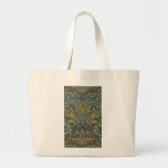 Pavo real y dragón de William Morris Bolsa De Mano