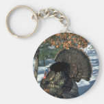 Pavo salvaje del este, gobbler enorme en puntal ll llavero personalizado