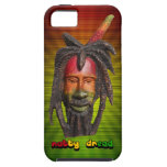 Pavor elegante Rastaman con Dreadlocks iPhone 5 Case-Mate Cobertura