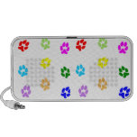 Pawprints multicolor iPhone altavoz