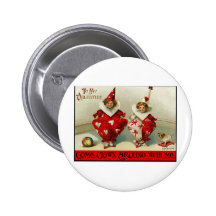 Payaso alrededor pins