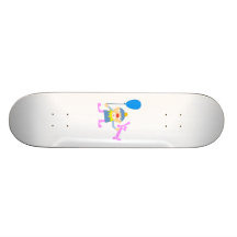 Payaso de circo con impulso patines personalizados