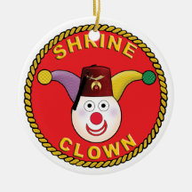 Payaso de la capilla adorno de navidad