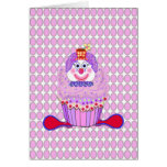 Payaso de la magdalena felicitación