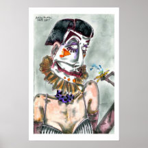 Payaso de sexo femenino poster