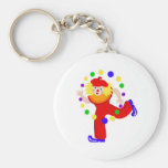 Payaso del juglar del baile llavero personalizado